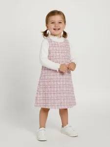 Vestido Tweed Infantil Para Menina- ROSE 3