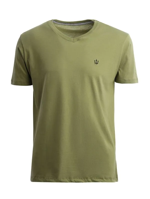 Camiseta Básica Masculina VERDE P