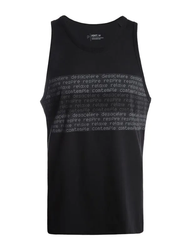 Camiseta Regata Estampada Masculina PRETO G