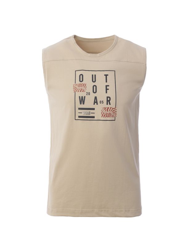 Camiseta Regata Masculina BEGE M