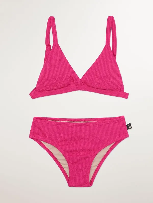 Top de Biquíni com Bojo Juvenil Para Menina - PINK 10
