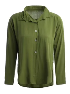 Camisa Alongada Feminina VERDE G