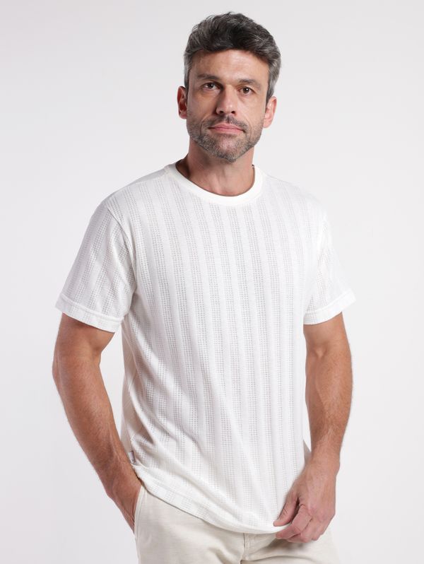 Camiseta Manga Curta Dixie Masculina OFF WHITE G