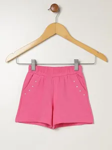 Short Moletinho Infantil Para Menina - PINK 6