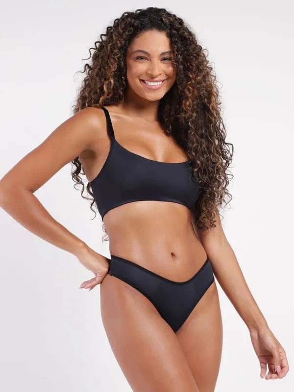 Conjunto Lingerie Fio Duplo Feminino PRETO G
