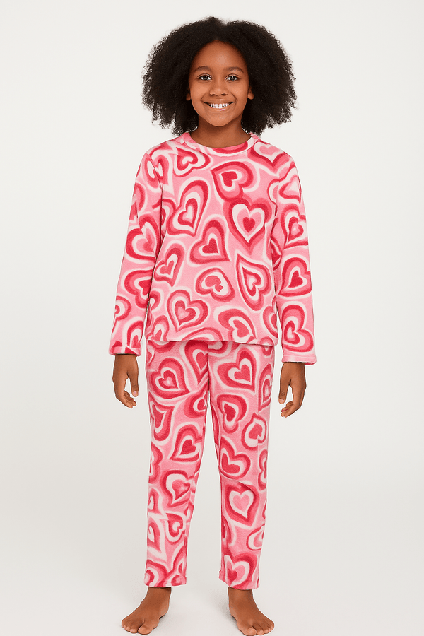 Pijama Longo Juvenil Para Menina - ROSA 16