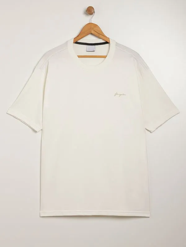 Camiseta Básica Gangster Masculina OFF WHITE EX2