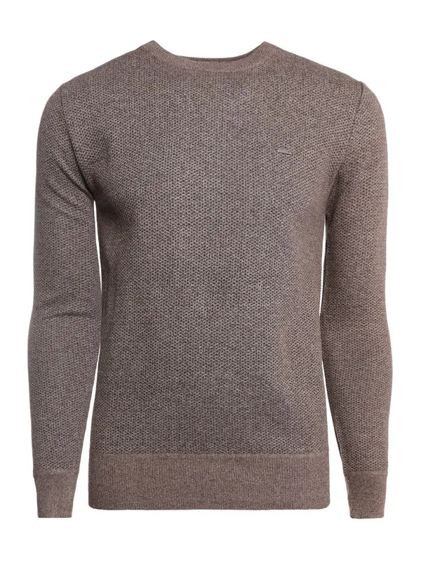 Blusão Tricot Jacquard Dixie Masculino MARROM P