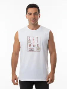 Camiseta Regata Masculina BRANCO P