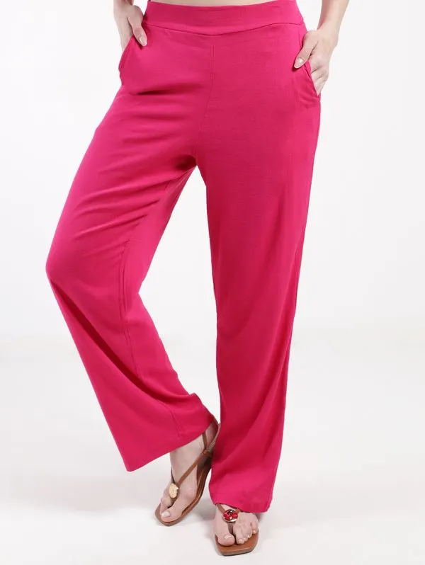 Calça Viscolinho Feminina PINK P