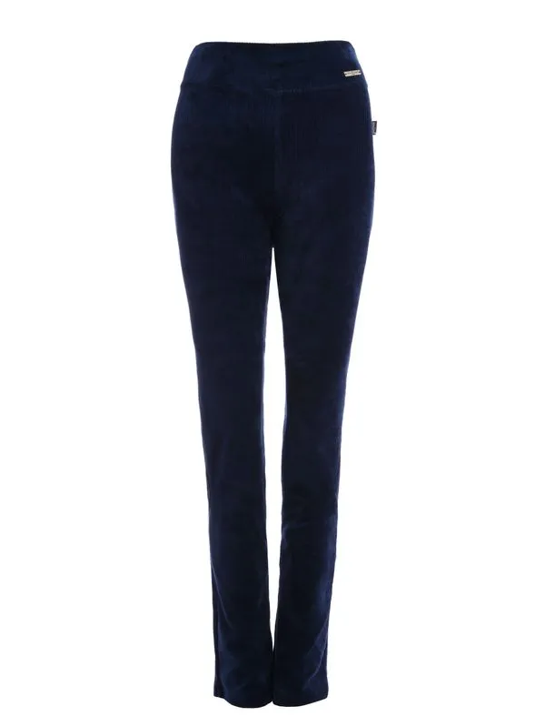 Calça Veludo Cotelê Feminina MARINHO P