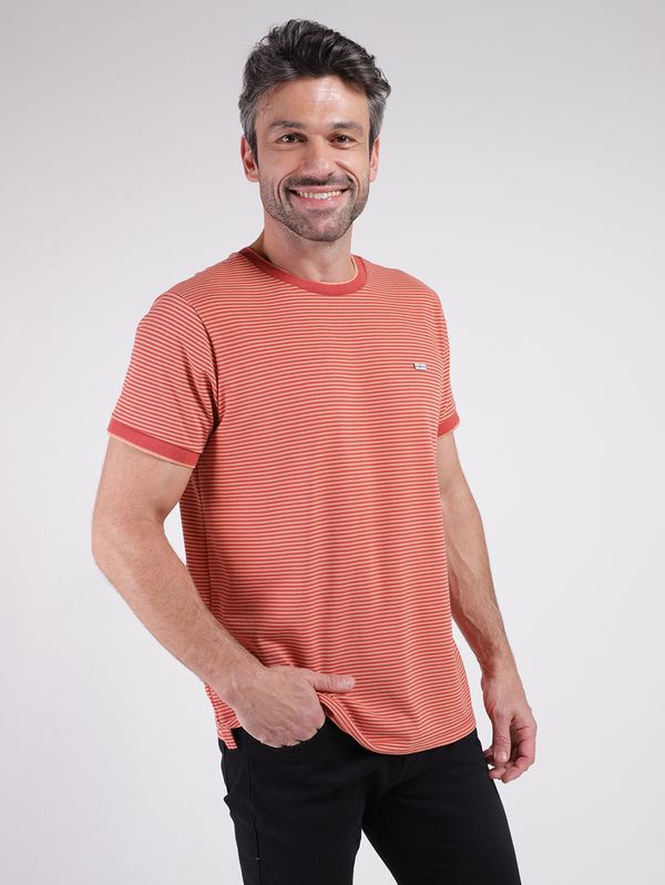 Camiseta Manga Curta Masculina VERMELHO P