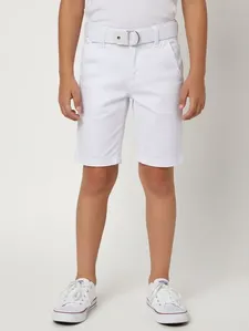 Bermuda Sarja Infantil Para Menino - BRANCO 4