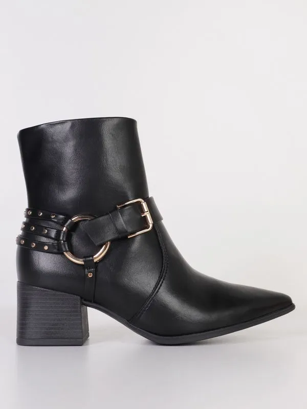 Bota Cano Curto Ramarim Feminina PRETO 39