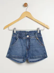 Short Jeans Juvenil Para Menina - AZUL 16