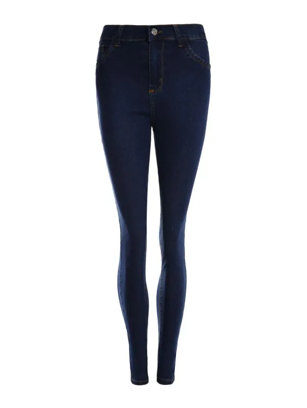 Calça Jeans Cigarrete Feminina AZUL 46