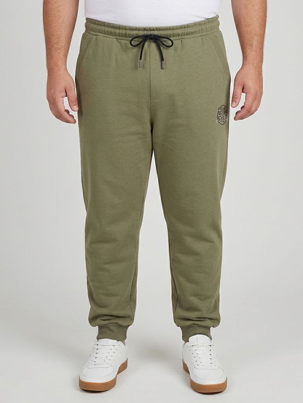 Calça Moletom Jogger Gangster Plus Size Masculina VERDE EX4