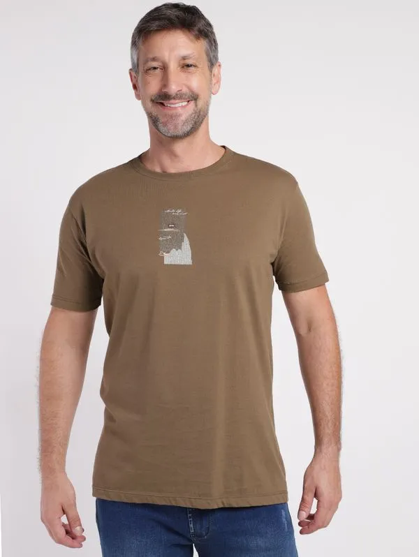 Camiseta Manga Curta Dixie Masculina VERDE P
