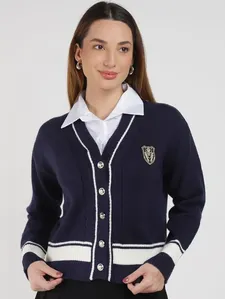 Casaqueto com Sobreposição Eagle Rock Feminino MARINHO G
