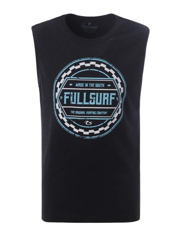 Camiseta Regata Full Surf Masculina PRETO GG