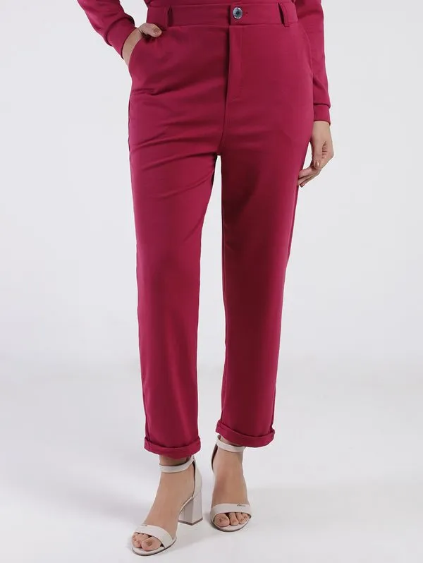 Calça Feminina BORDO P