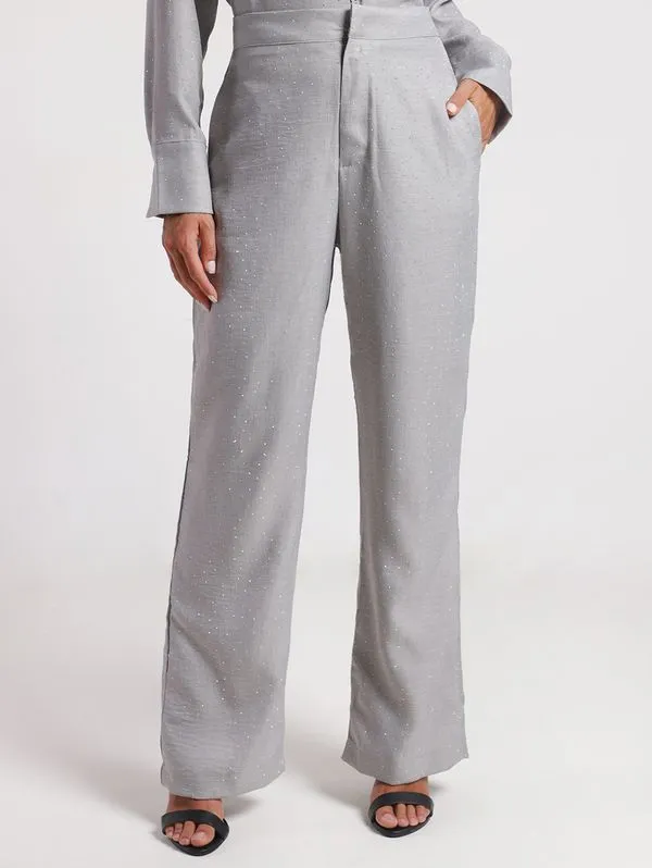 Calça Alfaiataria Autentique Feminina CINZA CLARO GG