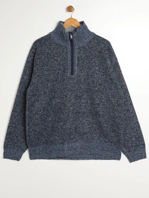 Blusão Tricot Plus Size Masculino AZUL CLARO G2