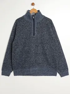 Blusão Tricot Plus Size Masculino AZUL CLARO G2