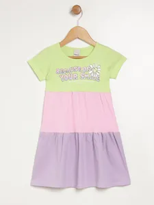 Vestido Infantil Para Menina - VERDE 3