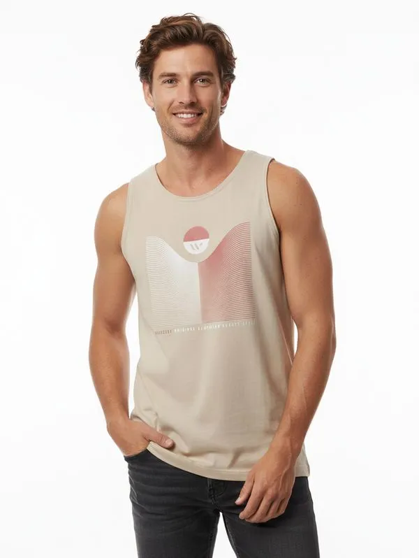Camiseta Regata Masculina BEGE P