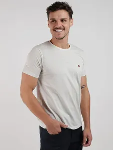 Camiseta Listrada Manga Curta Masculina AZUL XG