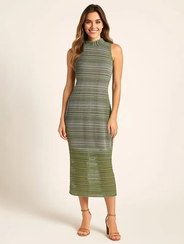 Vestido Longo Autentique Feminino VERDE GG