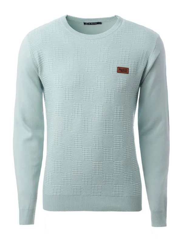 Blusão Tricot Manga Longa Masculino VERDE CLARO G