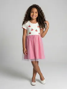 Vestido Kid+ Infantil Para Menina - VERMELHO 6
