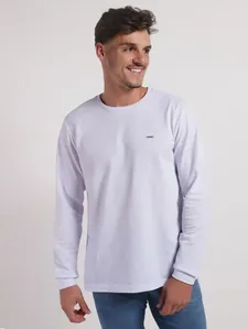 Camiseta Manga Longa Masculina BRANCO GG