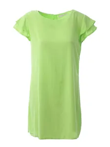 Vestido Manga Curta Autentique Feminino Verde M
