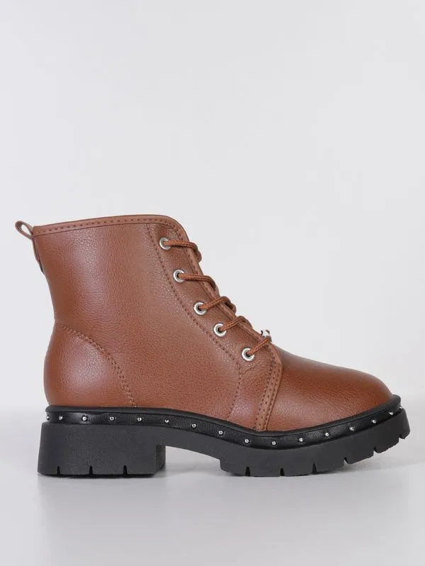 Bota Floather Molekinha Juvenil Para Menina - CARAMELO 30