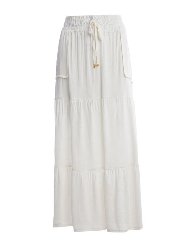 Saia Midi Feminina OFF WHITE G