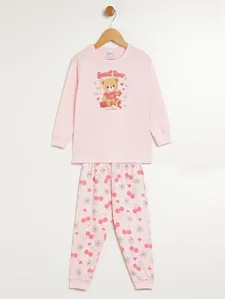 Pijama Longo Infantil Para Menina - ROSA 3