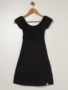 Vestido Juvenil Para Menina - PRETO 14