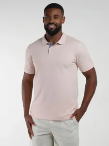 Polo Piquet Peitilho Manga Curta Masculina ROSE P