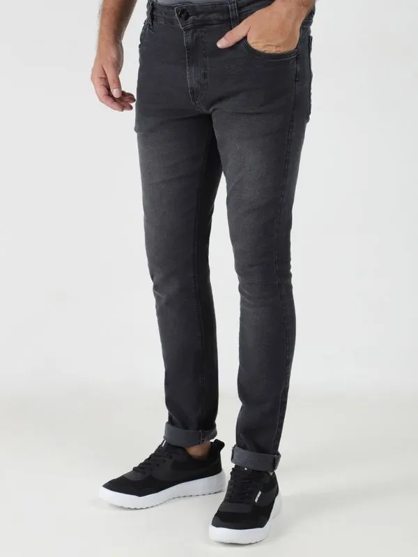 Calça Jeans Reta Masculina PRETO 38