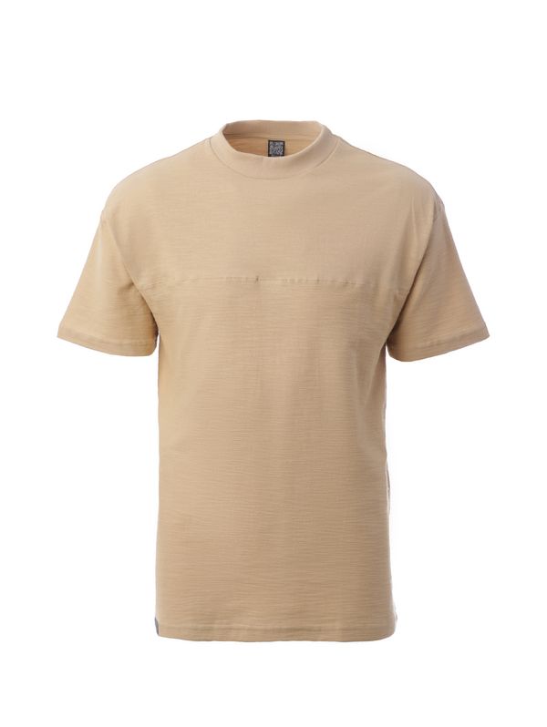 Camiseta Manga Curta Masculina BEGE M