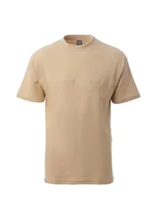 Camiseta Manga Curta Masculina BEGE M
