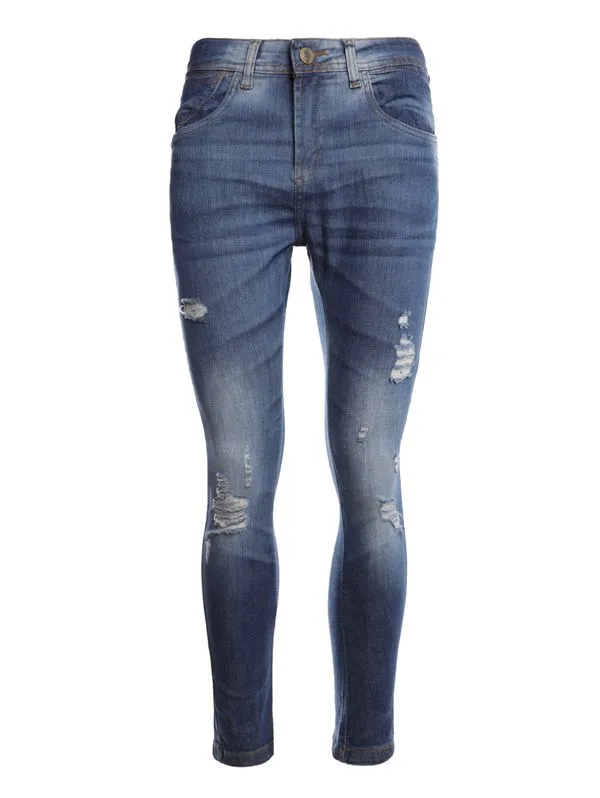 Calça Jeans Skinny Masculina AZUL 38