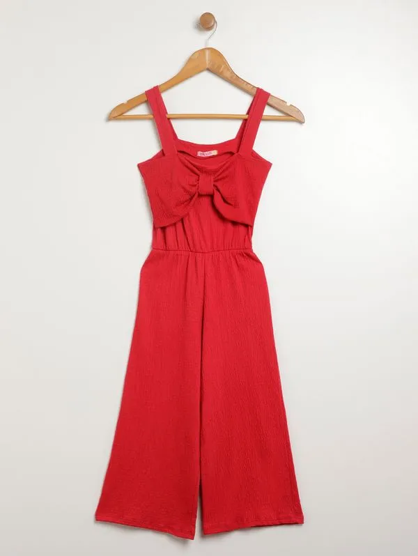 Macacão Juvenil Para Menina - VERMELHO 12