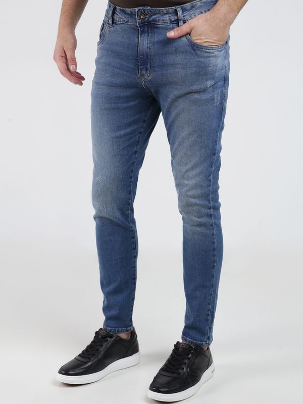 Calça Jeans Skinny Masculina AZUL 46