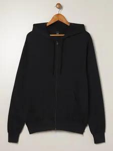 Jaqueta Moletom Plus Size Feminina PRETO G4