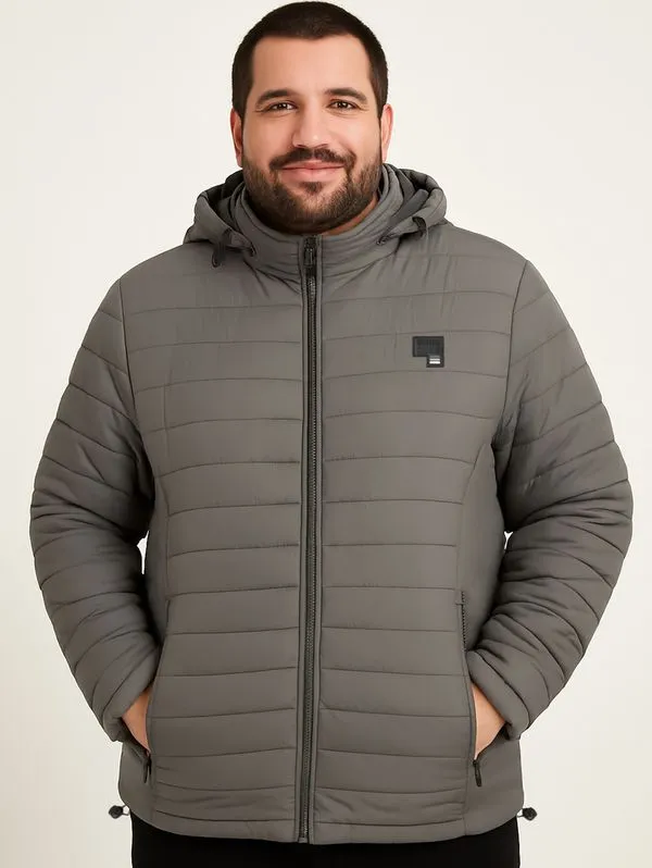 Jaqueta Gangster Plus Size Masculina GRAFITE EX2