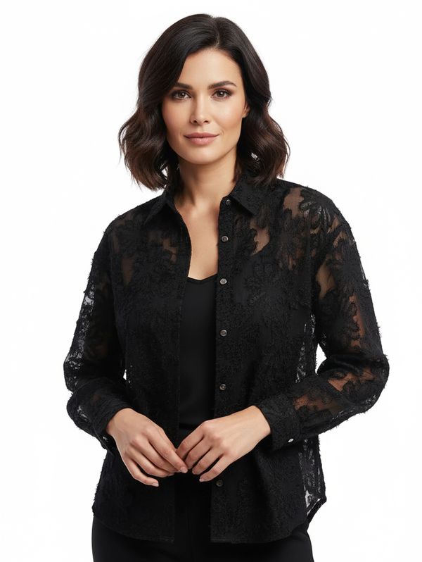 Camisa Manga Longa Eagle Rock Feminino PRETO M